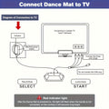 Dance Mat for Family Fitness & Games V1142-LP601101124199656