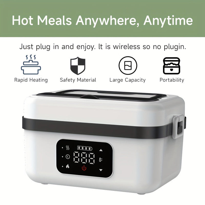 Electric Heated Lunch Box USB Rechargeable 1000ml V1142-LP601101182910727