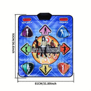 Interactive Dance Mat USB Game Pad 200 Songs V1142-LP601101222280479