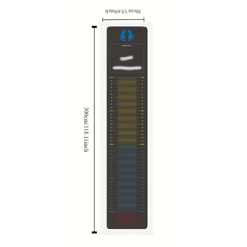 Jumping Test Fitness Mat with Measurement Guide V1142-LP601101388767917