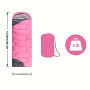 Rosy Four-Season Rectangular Sleeping Bag for Adults V1142-LP601101414336910