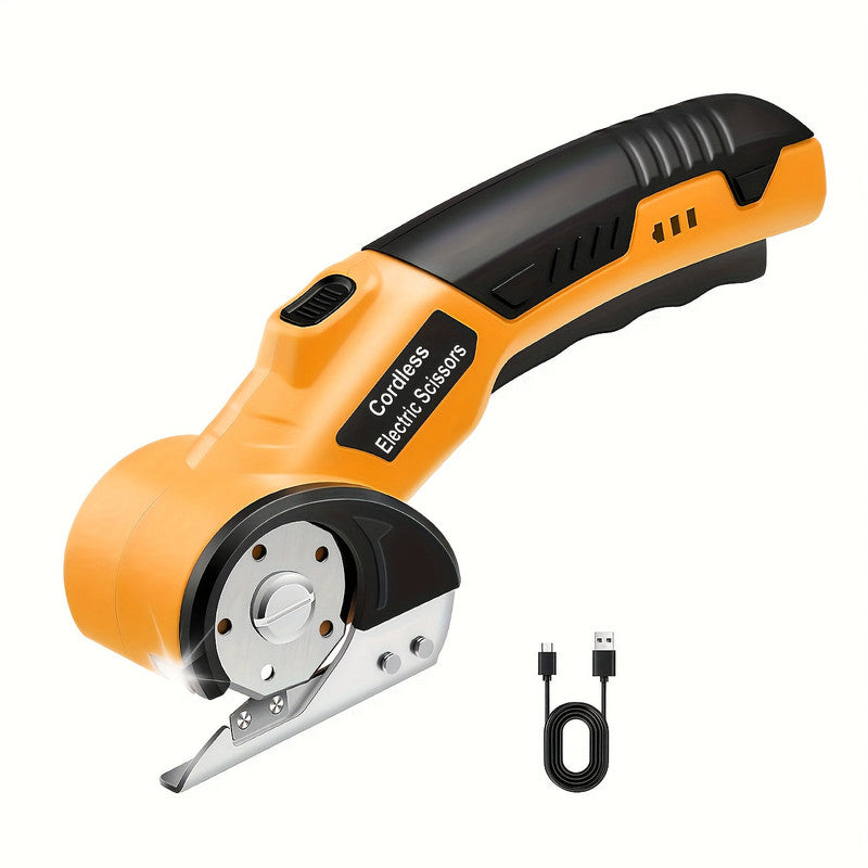 Cordless Electric Fabric Cutter with USB Rechargeable V1142-LP601101451854364