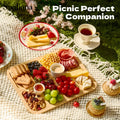 Bamboo Cheese Tray with Acrylic Lid V1142-LP601101812070719