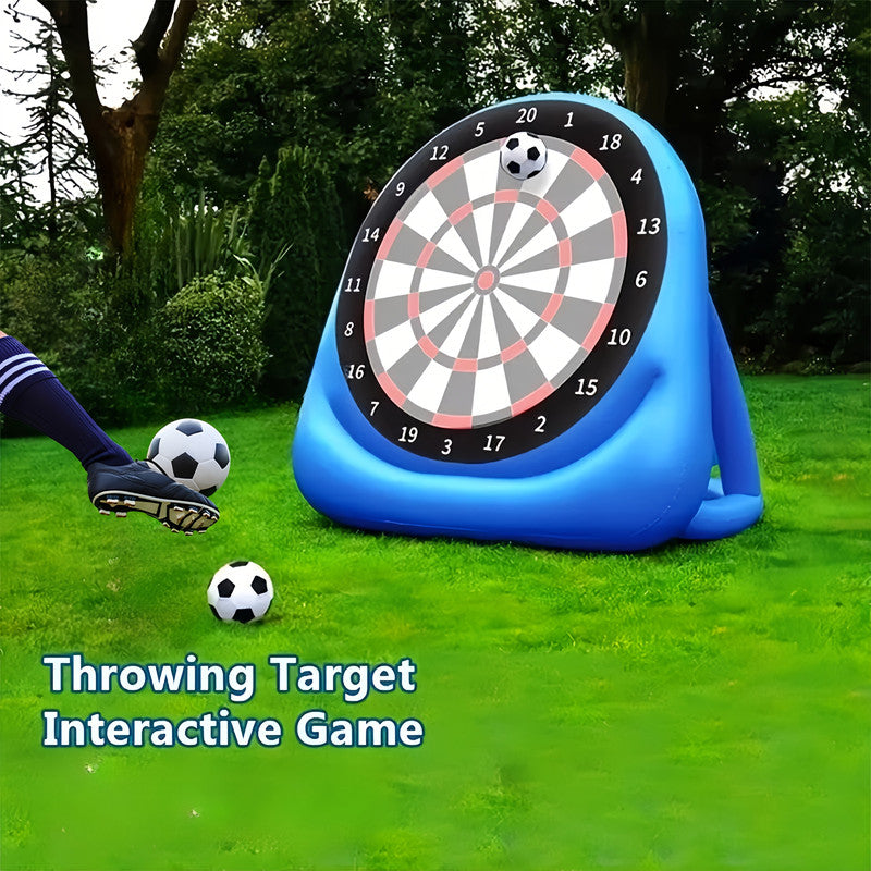 Inflatable Dart Board Game with 2 Soccer Balls V1142-LP601101883258374