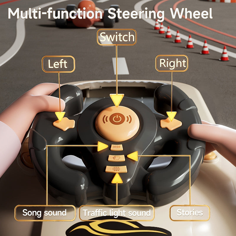 Racing Steering Wheel Toy for Kids Interactive Play V1142-LP601101894089668