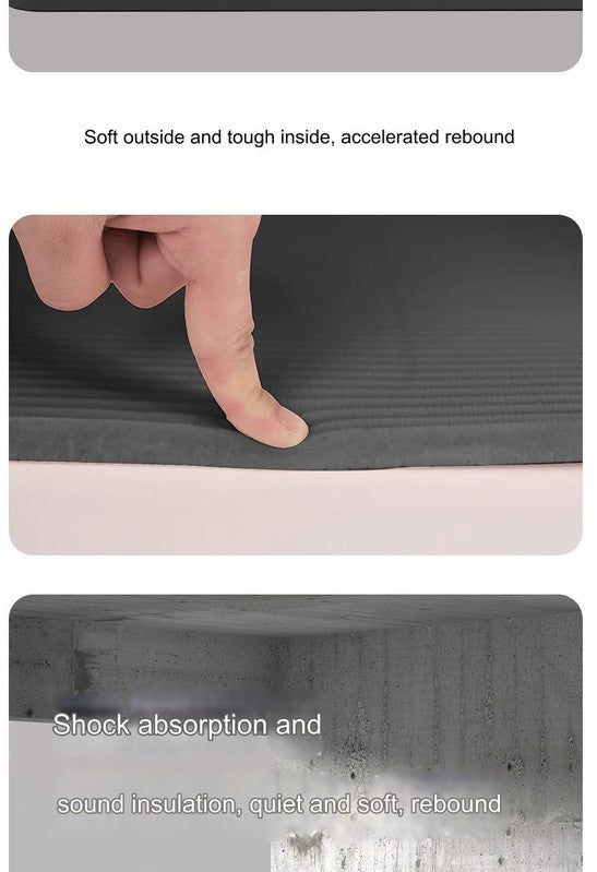 20Mm Thick Shock-Absorbing Yoga Mat V1142-LP8988877619431