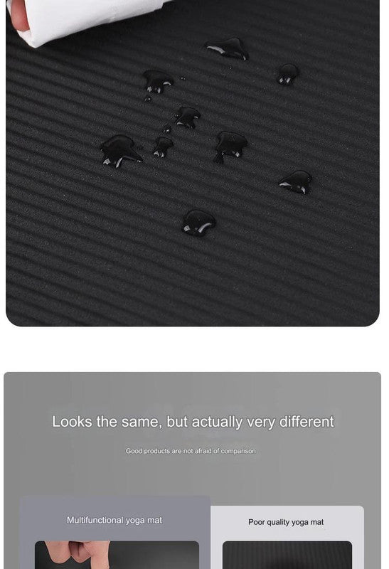 20Mm Thick Shock-Absorbing Yoga Mat V1142-LP8988877619431