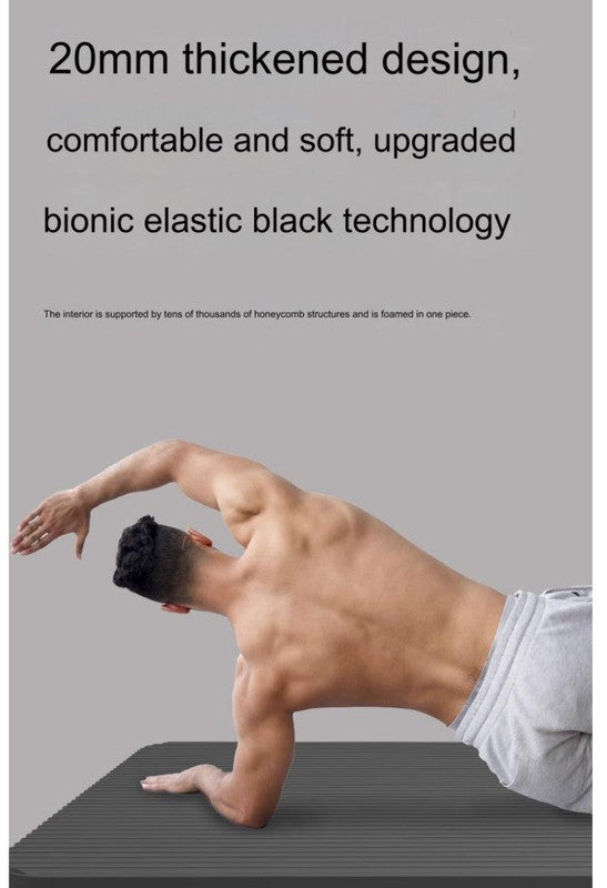 20Mm Thick Shock-Absorbing Yoga Mat V1142-LP8988877619431