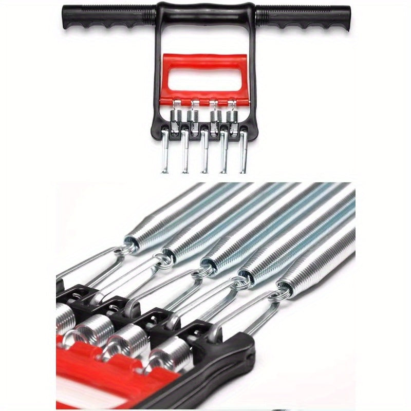 1Pc Multifunctional Spring Pedal Puller Fitness Tensioner(Black) V1142-LP97471