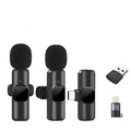 Wireless Lavalier Microphone for iPhone Android Live Recording V1142-OBA000244