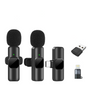 Wireless Lavalier Microphone for iPhone Android Live Recording V1142-OBA000244