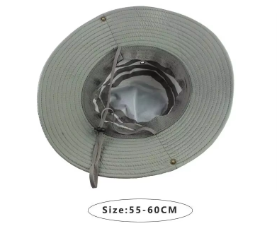 Mens Summer Bucket Hat UV Protection Wide Brim V1142-OBA000245