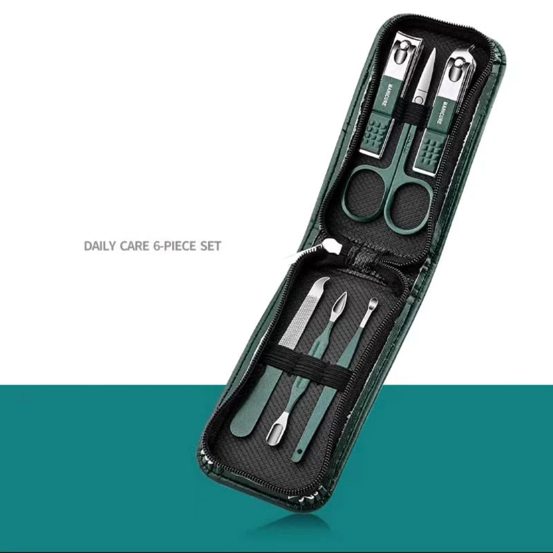 Portable Stainless Steel Nail Clipper Set (6 pcs) V1142-OBA000246