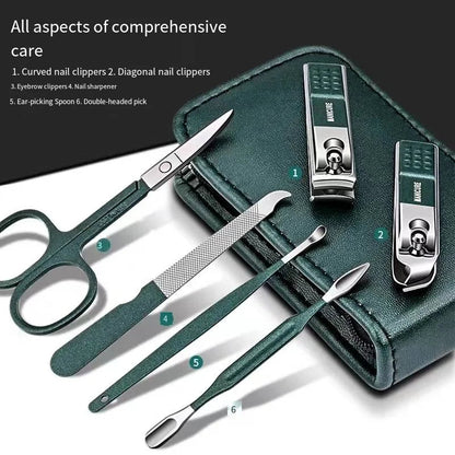 Portable Stainless Steel Nail Clipper Set (6 pcs) V1142-OBA000246