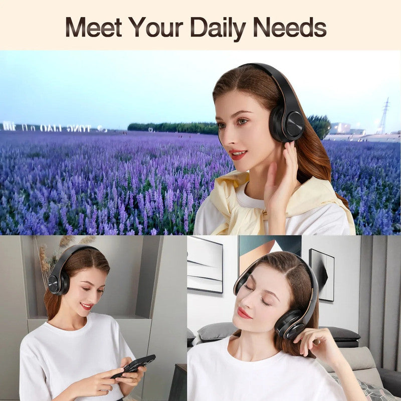 Wireless Bluetooth Headphones Gold V1142-OBA1005004904272791