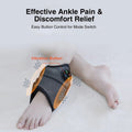 Electric Foot Ankle Massager with Heat Black V1142-OBA1005007197652058