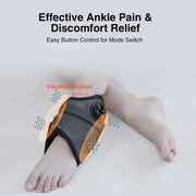 Electric Foot Ankle Massager with Heat Black V1142-OBA1005007197652058
