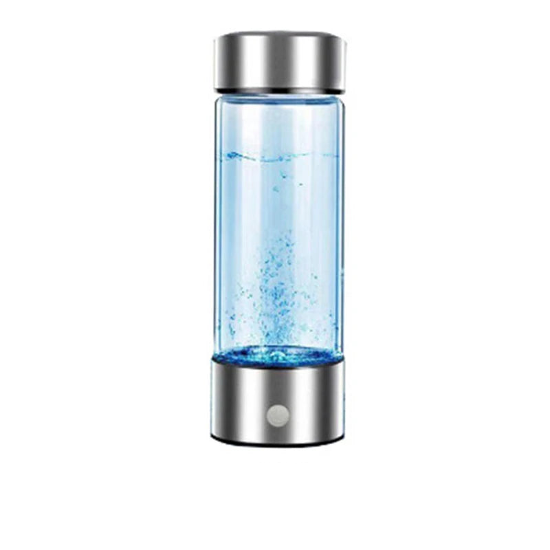 Portable Electric Hydrogen Water Bottle Silver V1142-OBA1005007231624750