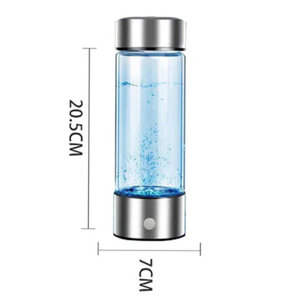 Portable Electric Hydrogen Water Bottle Silver V1142-OBA1005007231624750