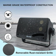 3-Way Waterproof Wall Mount Speakers Black V1142-OBA1005007476743550