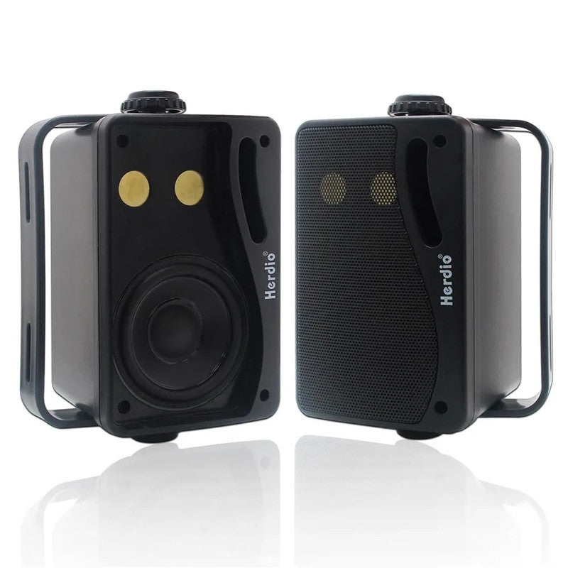 3-Way Waterproof Wall Mount Speakers Black V1142-OBA1005007476743550