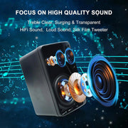 3-Way Waterproof Wall Mount Speakers Black V1142-OBA1005007476743550