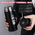 1L Thermos Bottle with LED Temperature Display Black V1142-OBA1005007805644243
