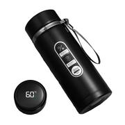 1L Thermos Bottle with LED Temperature Display Black V1142-OBA1005007805644243