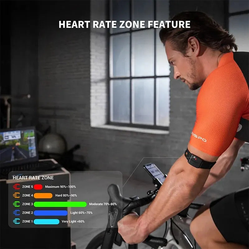 Armband Heart Rate Monitor Black V1142-OBA1005007967797449