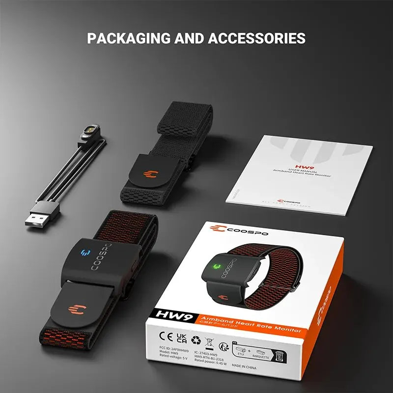 Armband Heart Rate Monitor Black V1142-OBA1005007967797449