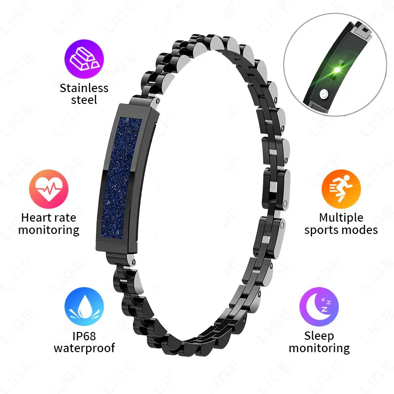 Pedometer Health Smart Bracelet Black V1142-OBA1005008670347571