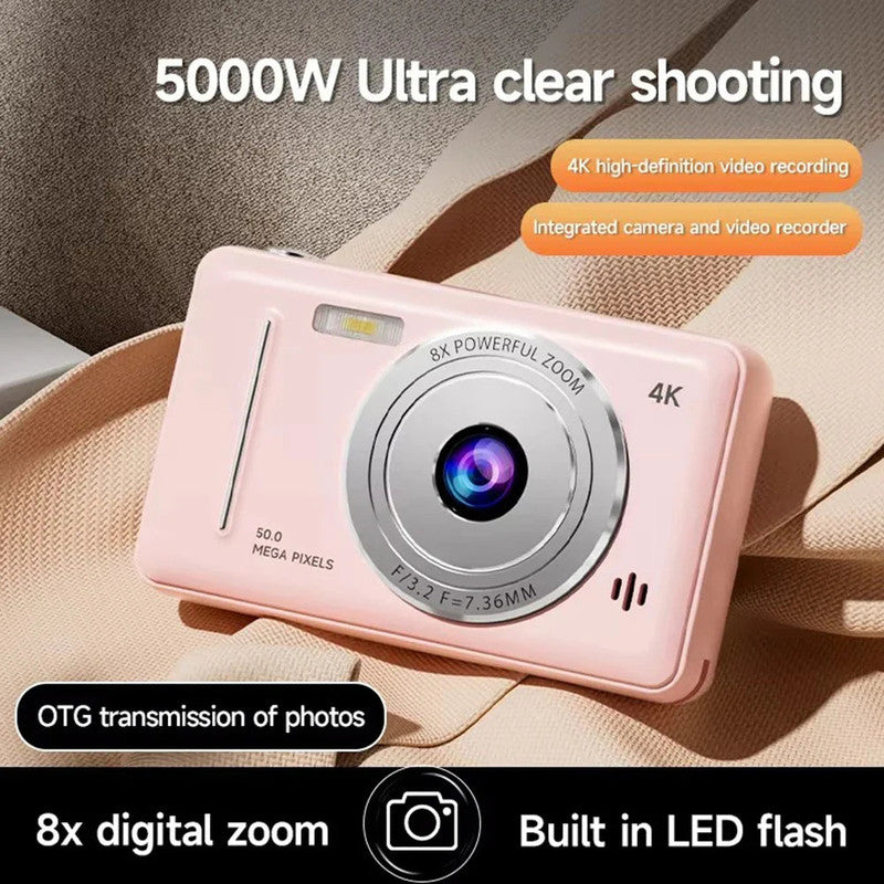 Retro Pocket Digital Camera Pink V1142-OBA1005008672536942