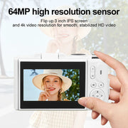 Digital Camera with 3.0 Flip Screen White V1142-OBA1005008743474852