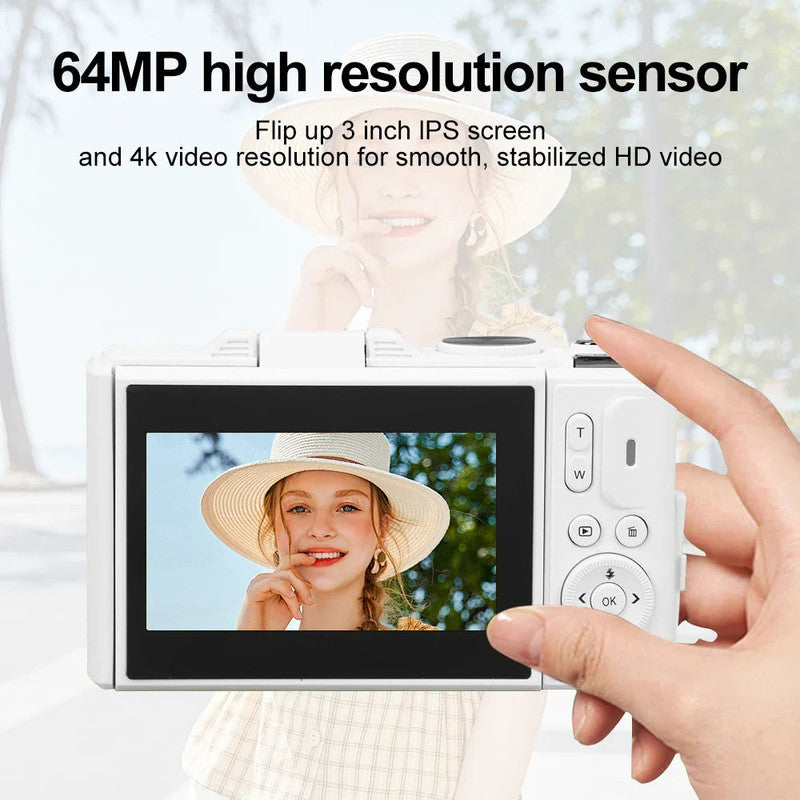 Digital Camera with 3.0 Flip Screen White V1142-OBA1005008743474852
