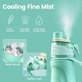 750ML Spray Water Bottle Green V1142-OBA1005008831374977