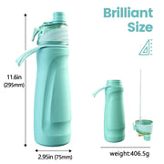 750ML Spray Water Bottle Green V1142-OBA1005008831374977