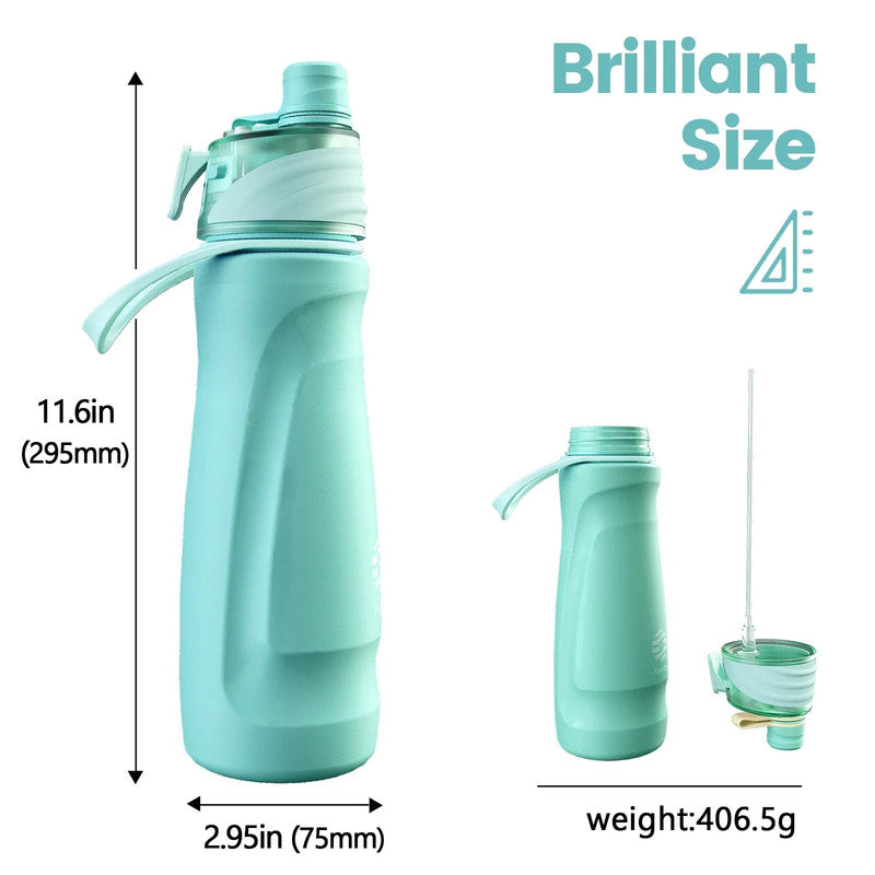750ML Spray Water Bottle Green V1142-OBA1005008831374977