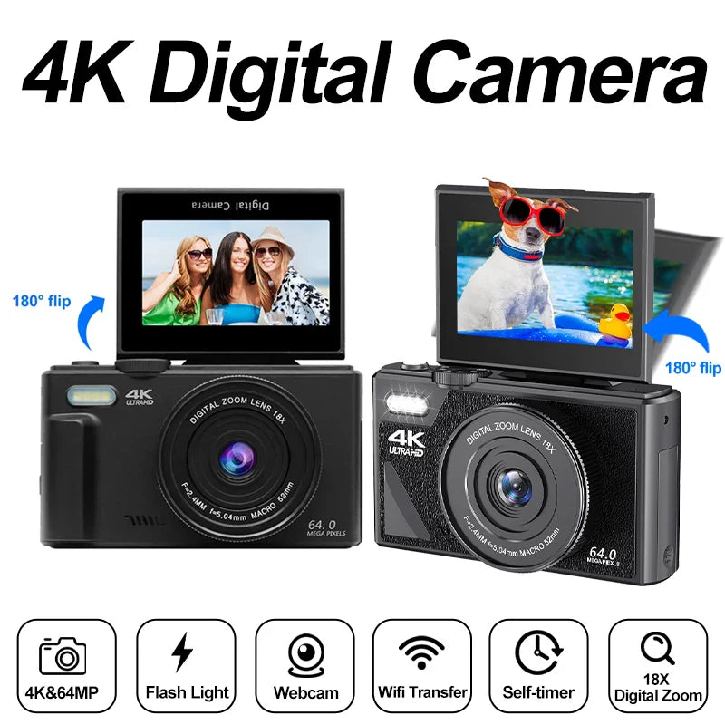 Digital Camera with Zoom Autofocus Black V1142-OBA1005009054653899