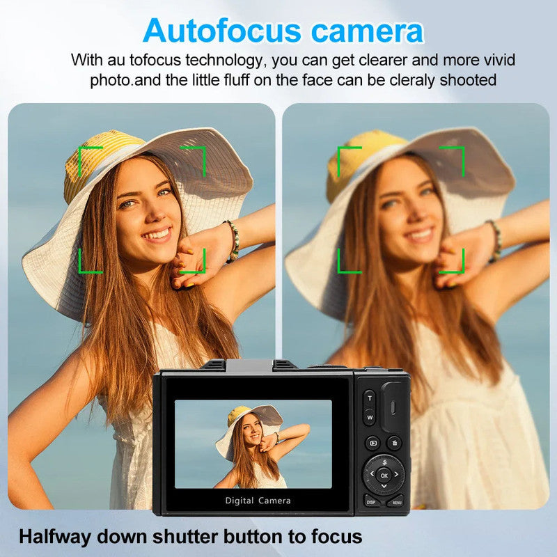 Digital Camera with Zoom Autofocus Black V1142-OBA1005009054653899