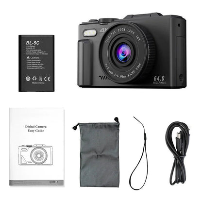 Digital Camera with Zoom Autofocus Black V1142-OBA1005009054653899