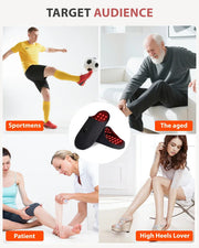 Rechargeable Red Light Therapy Slippers Black V1142-OBA1005009170352448
