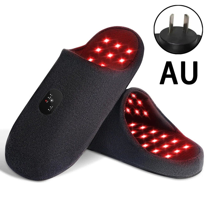 Rechargeable Red Light Therapy Slippers Black V1142-OBA1005009170352448