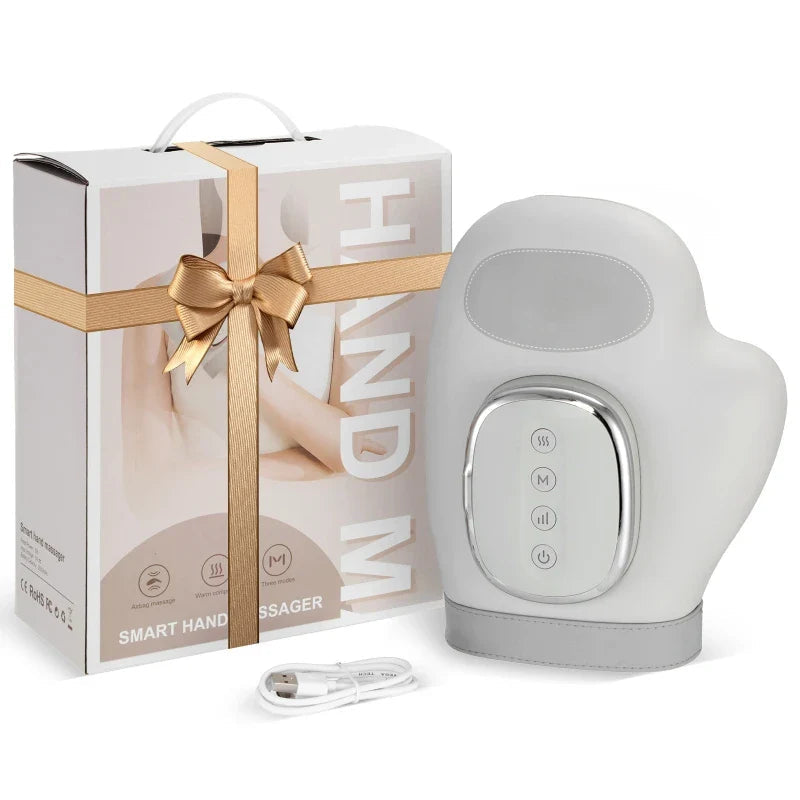 5-Level Electric Hand Massager with Hot Compress Grey V1142-OBA1005009464115373