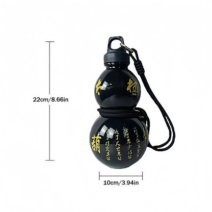 2pcs 800ml Gourd Water Bottle Black V1142-OBA1005009605802363