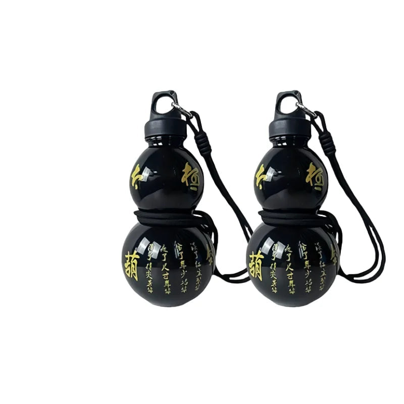 2pcs 800ml Gourd Water Bottle Black V1142-OBA1005009605802363