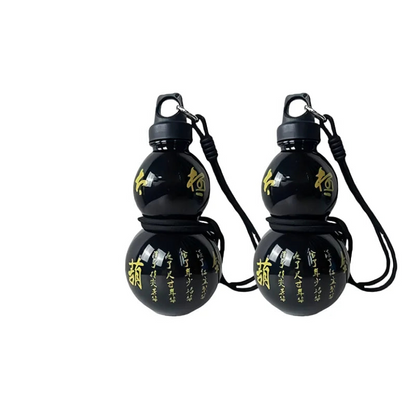 2pcs 800ml Gourd Water Bottle Black V1142-OBA1005009605802363