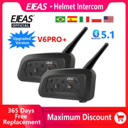 1200M Bluetooth Motorcycle Helmet Intercom Headset V1142-PB1005004983273542