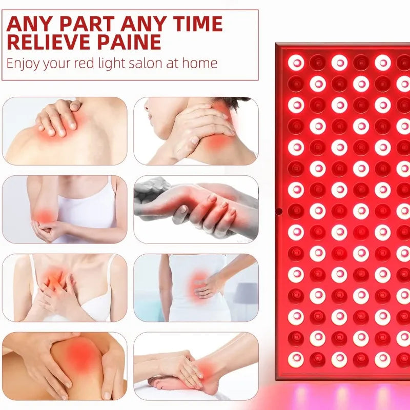 LED Red Light Therapy Panel Lamp: Facial Anti-Aging, Skin Care V1142-PB1005005454301847