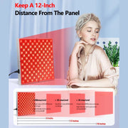 LED Red Light Therapy Panel Lamp: Facial Anti-Aging, Skin Care V1142-PB1005005454301847