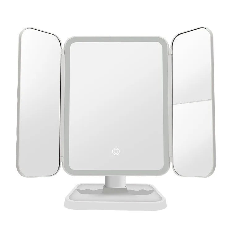 Trifold LED Makeup Mirror Beauty Lights V1142-PB1005005885148433